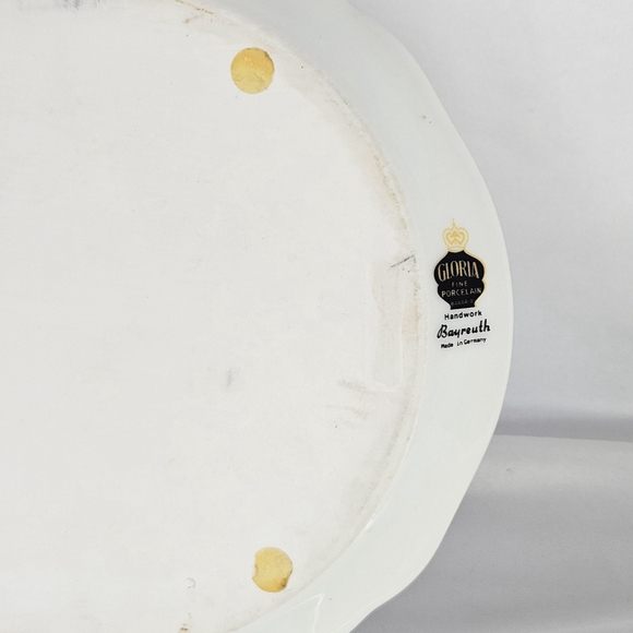 GLORIA Fine Porcelain Bavaria Bayreuth Platter - Fragonar, Set of 2 - Picture 9 of 10